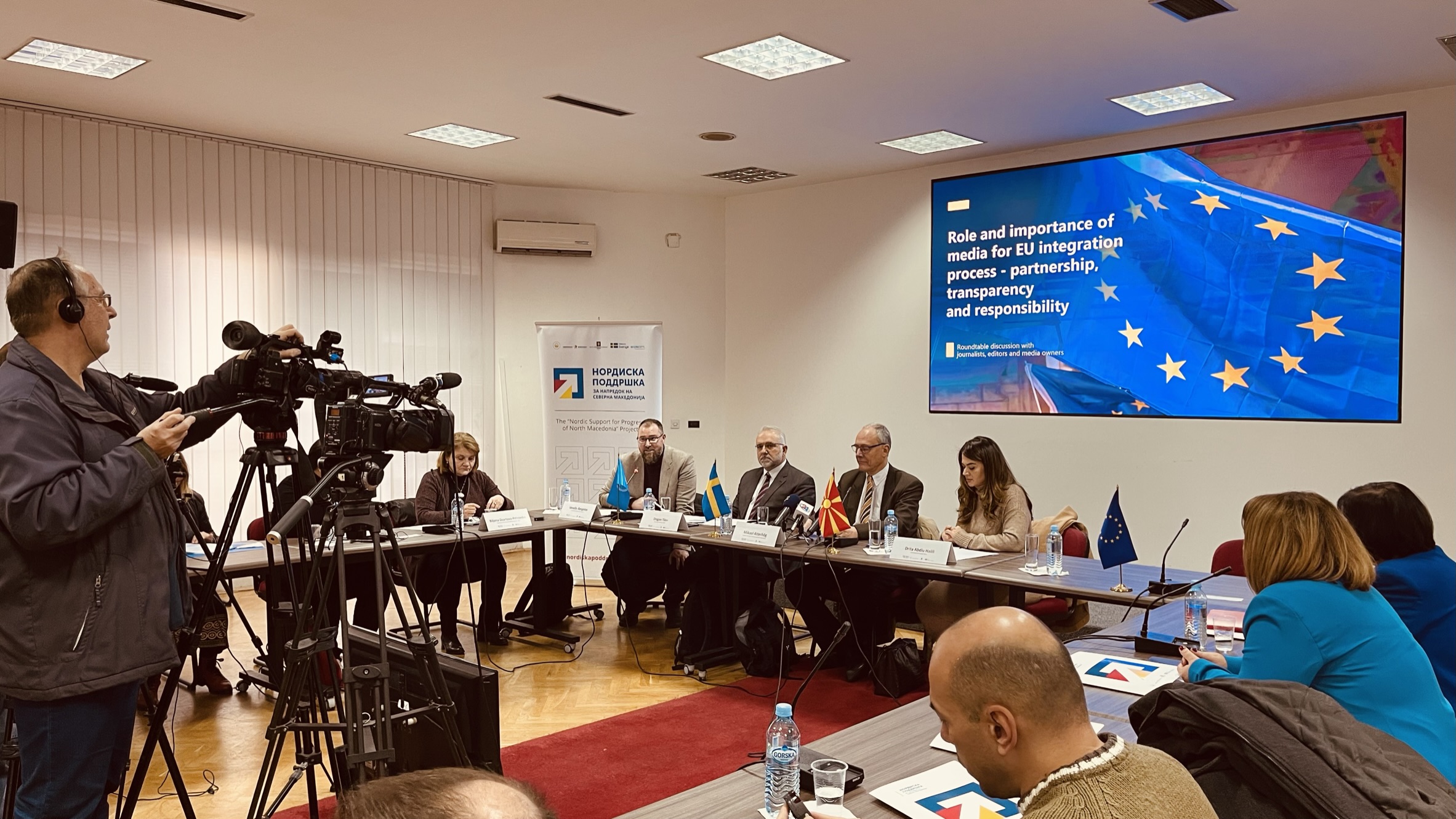 Round table on The role and importance of the media in the EU integration process - partnership, transparency and responsibility